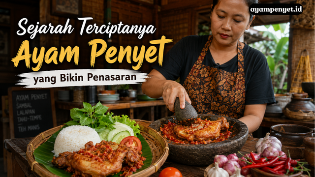 sejarah terciptanya ayam penyet